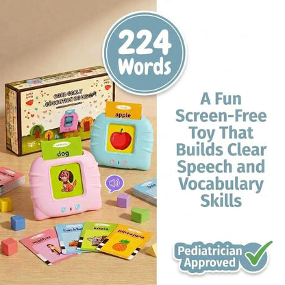 Educational Talking Flash Cards with Audio Learning System for Kids