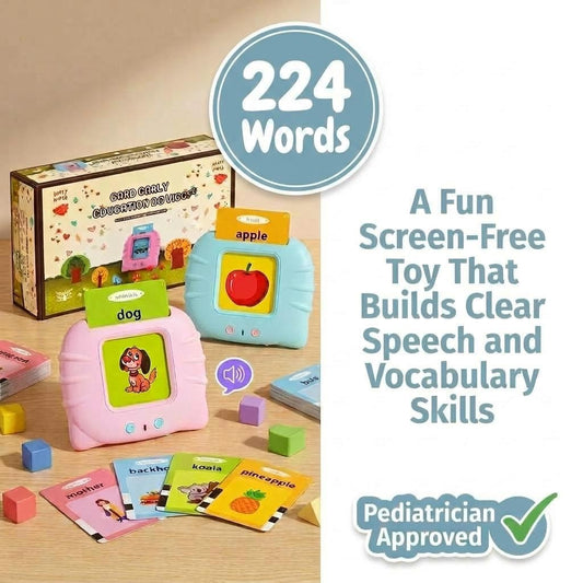 Educational Talking Flash Cards with Audio Learning System for Kids