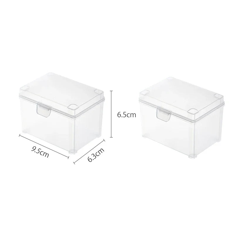1/2Pcs Card Storage Box for Game Cards Trading Cards Sports Cards Playing Card Case Clear Stackable Card Storage Box