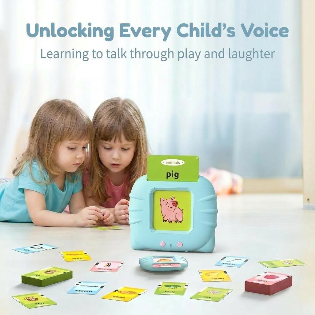 Educational Talking Flash Cards with Audio Learning System for Kids